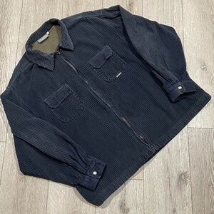 Vintage 90s billabong corduroy full zip jacket navy blue men’s large surf skate